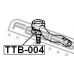TTB-004 FEBEST Ремкомплект, наконечник поперечной рулевой тяги