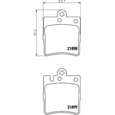 8DB 355 008-451 HELLA PAGID Комплект тормозных колодок, дисковый тормоз