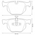 573285B BENDIX Комплект тормозных колодок, дисковый тормоз