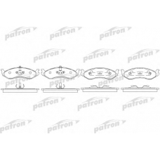 PBP929 PATRON Комплект тормозных колодок, дисковый тормоз