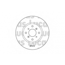 DF3113 TRW Тормозной диск