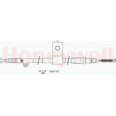 434367B BENDIX Трос, стояночная тормозная система