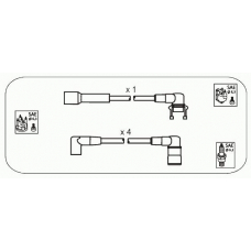 RB23 JANMOR Комплект проводов зажигания