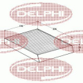 TSP0325084 DELPHI Фильтр, воздух во внутренном пространстве