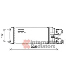 40004361 VAN WEZEL Интеркулер