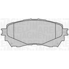 363916060677 MAGNETI MARELLI Комплект тормозных колодок, дисковый тормоз