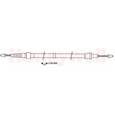 432839B BENDIX Трос, стояночная тормозная система