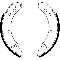 BS506 QUINTON HAZELL Комплект тормозных колодок