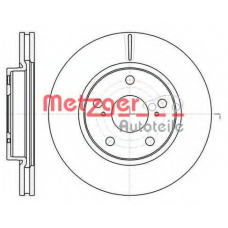 61077.10 METZGER Тормозной диск