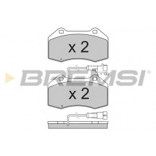 BP3354 BREMSI Комплект тормозных колодок, дисковый тормоз