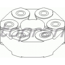 500 289 TOPRAN Шарнир, продольный вал