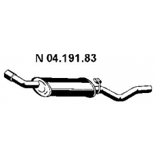 04.191.83 EBERSPACHER Глушитель выхлопных газов конечный