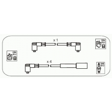 S17.P JANMOR Комплект проводов зажигания