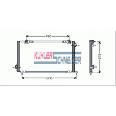 0121601 KUHLER SCHNEIDER Конденсатор, кондиционер