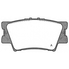 BPA1231.00 OPEN PARTS Комплект тормозных колодок, дисковый тормоз