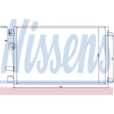 940040 NISSENS Конденсатор, кондиционер