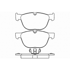 P 06 049 BREMBO Комплект тормозных колодок, дисковый тормоз