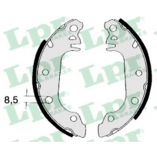 04711 LPR Комплект тормозных колодок