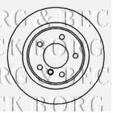 BBD4184 BORG & BECK Тормозной диск
