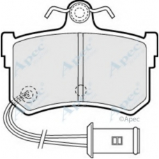 PAD549 APEC Комплект тормозных колодок, дисковый тормоз