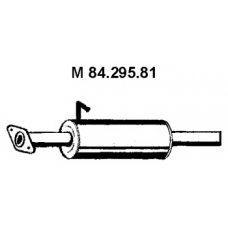 84.295.81 EBERSPACHER Средний глушитель выхлопных газов