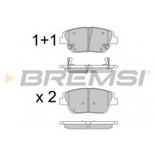 BP3548 BREMSI Комплект тормозных колодок, дисковый тормоз