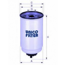 FI 8161 UNICO FILTER Топливный фильтр