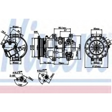 89309 NISSENS Компрессор, кондиционер