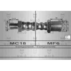 8145 Malo Тормозной шланг