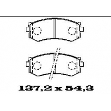 BL1336A2 FTE Комплект тормозных колодок, дисковый тормоз