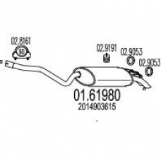 01.61980 MTS Глушитель выхлопных газов конечный