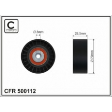 500112 CAFFARO Паразитный / ведущий ролик, поликлиновой ремень