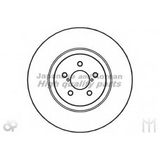 0990-6107HD ASHUKI Тормозной диск