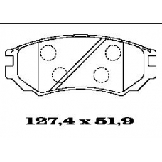 BL1312A1 FTE Колодки тормозные