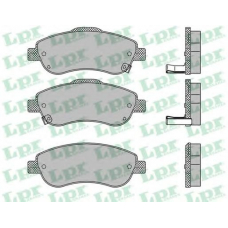 05P1456 LPR Комплект тормозных колодок, дисковый тормоз