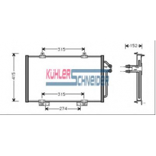 0923101 KUHLER SCHNEIDER Конденсатор, кондиционер