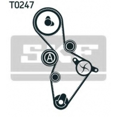 VKMA 01222 SKF Комплект ремня грм