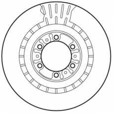 562798BC BENDIX Тормозной диск