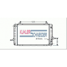 1803201 KUHLER SCHNEIDER Радиатор, охлаждение двигател