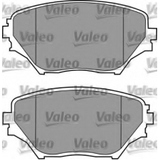 597517 VALEO Комплект тормозных колодок, дисковый тормоз