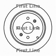 FBD1061 FIRST LINE Тормозной диск