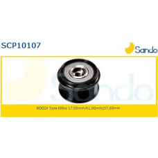 SCP10107 SANDO Ременный шкив, генератор