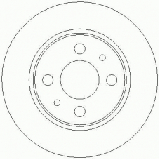 D2578 ROULUNDS Тормозной диск