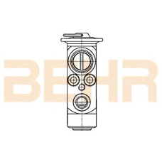 7007519 BEHR Expansion valve