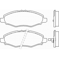 P 83 094 BREMBO Комплект тормозных колодок, дисковый тормоз