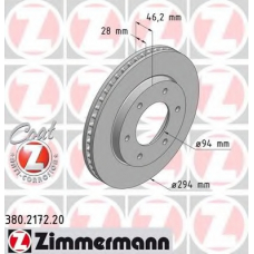 380.2172.20 ZIMMERMANN Тормозной диск