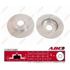 C33015ABE ABE Тормозной диск