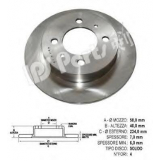 IBP-1130 IPS Parts Тормозной диск