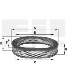 HPU 4378 FIL FILTER Воздушный фильтр