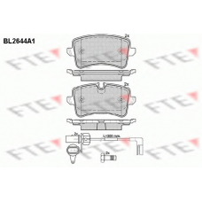 BL2644A1 FTE Комплект тормозных колодок, дисковый тормоз